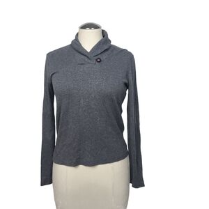 Lauren Ralph Lauren Gray Thin Sweater Petite S